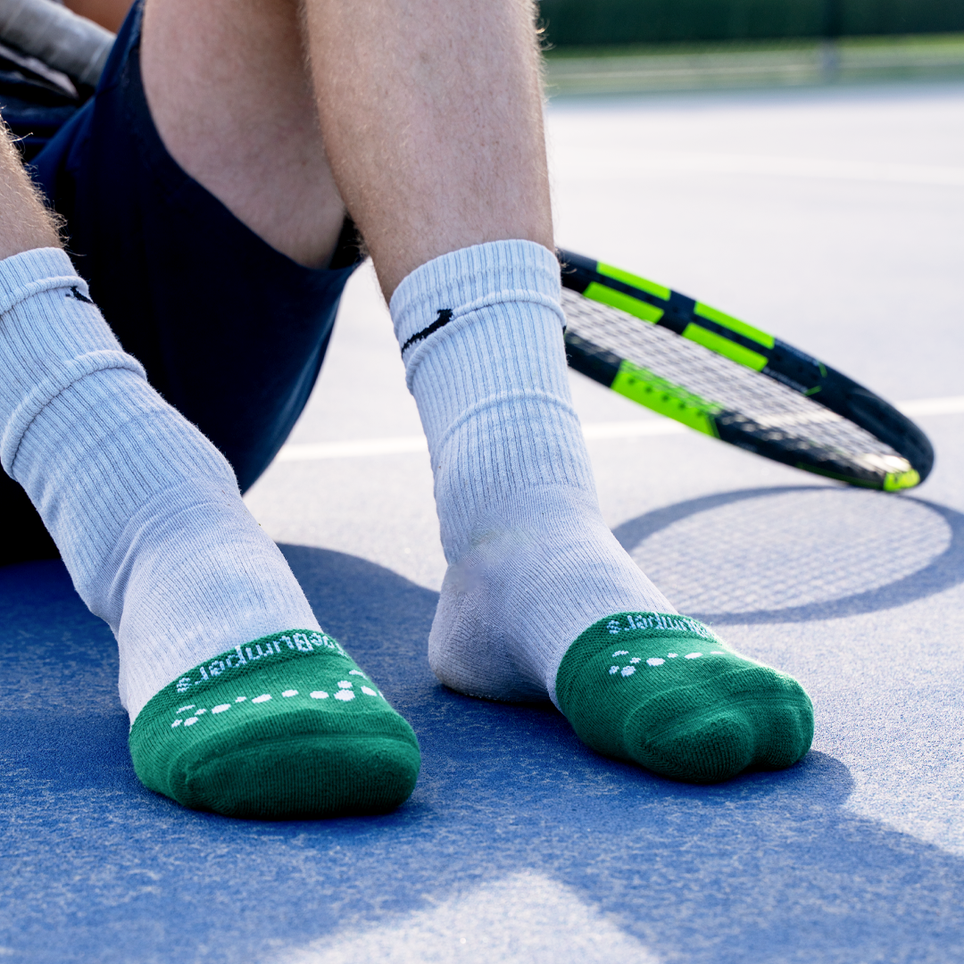 Men's Cushioned Toe-Protection Socks (2) Toe Bumpers