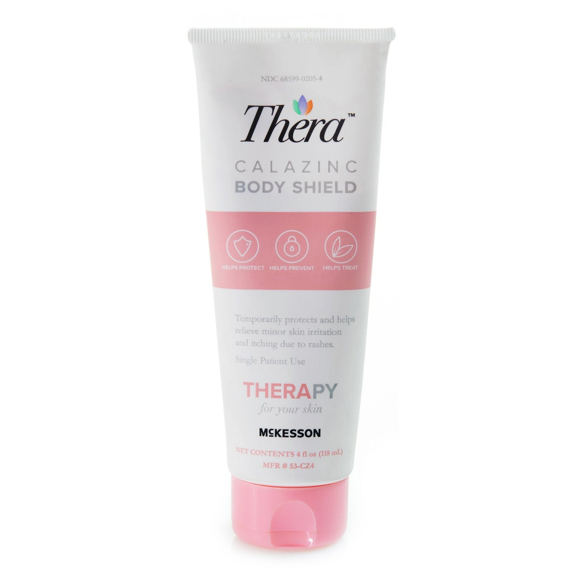 Thera calazinc body shield scented squeeze tube, 4 oz (118 mL)