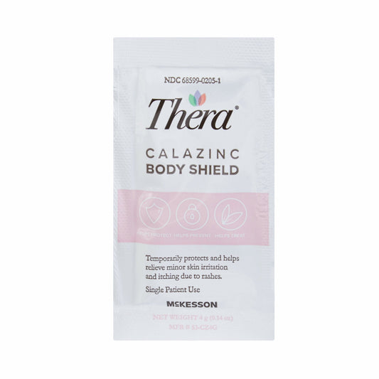 Thera calazinc body shield scented packet, single patient use, 4 g