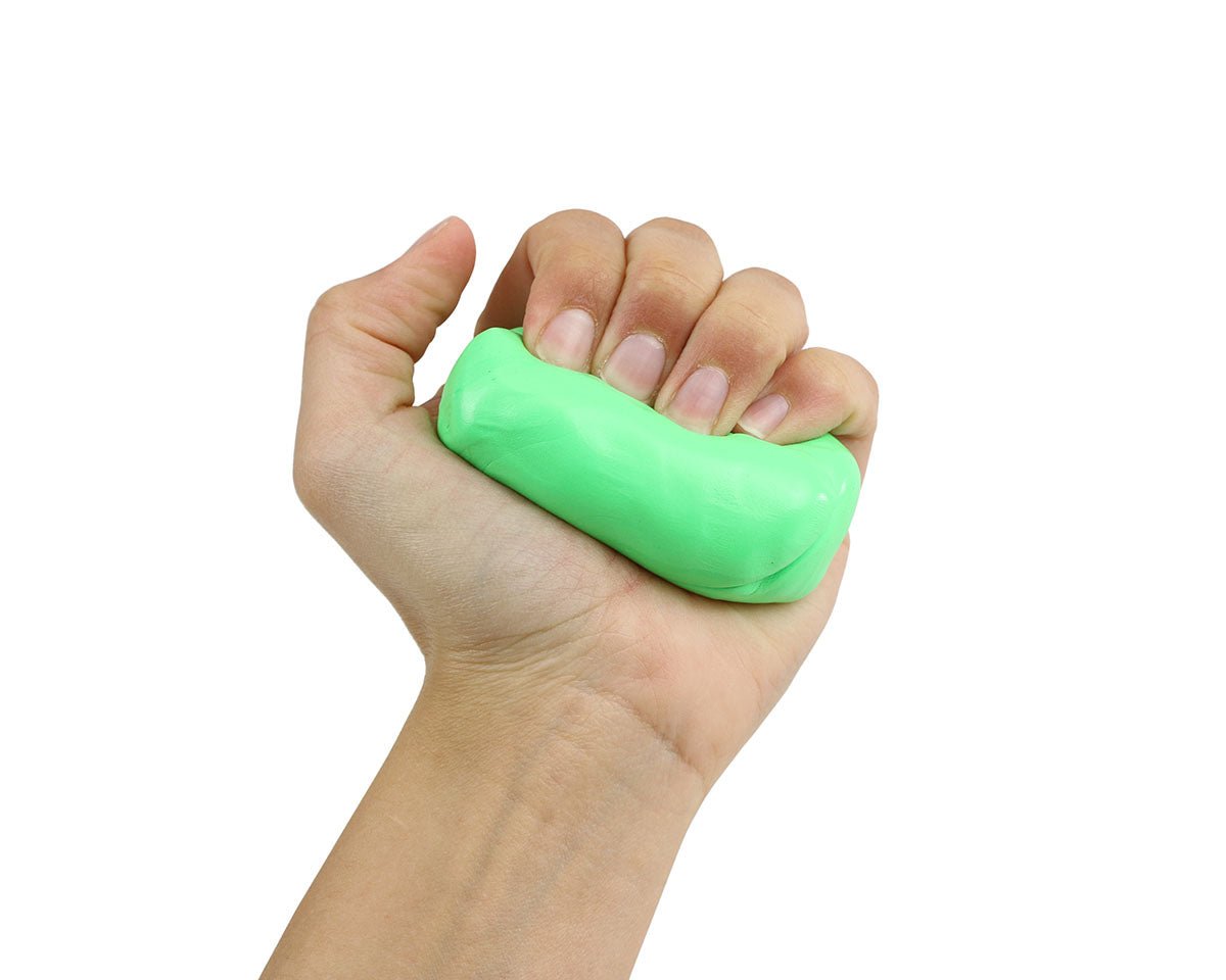 Theraputty hand squeeze, bright green putty for finger and hand exercise