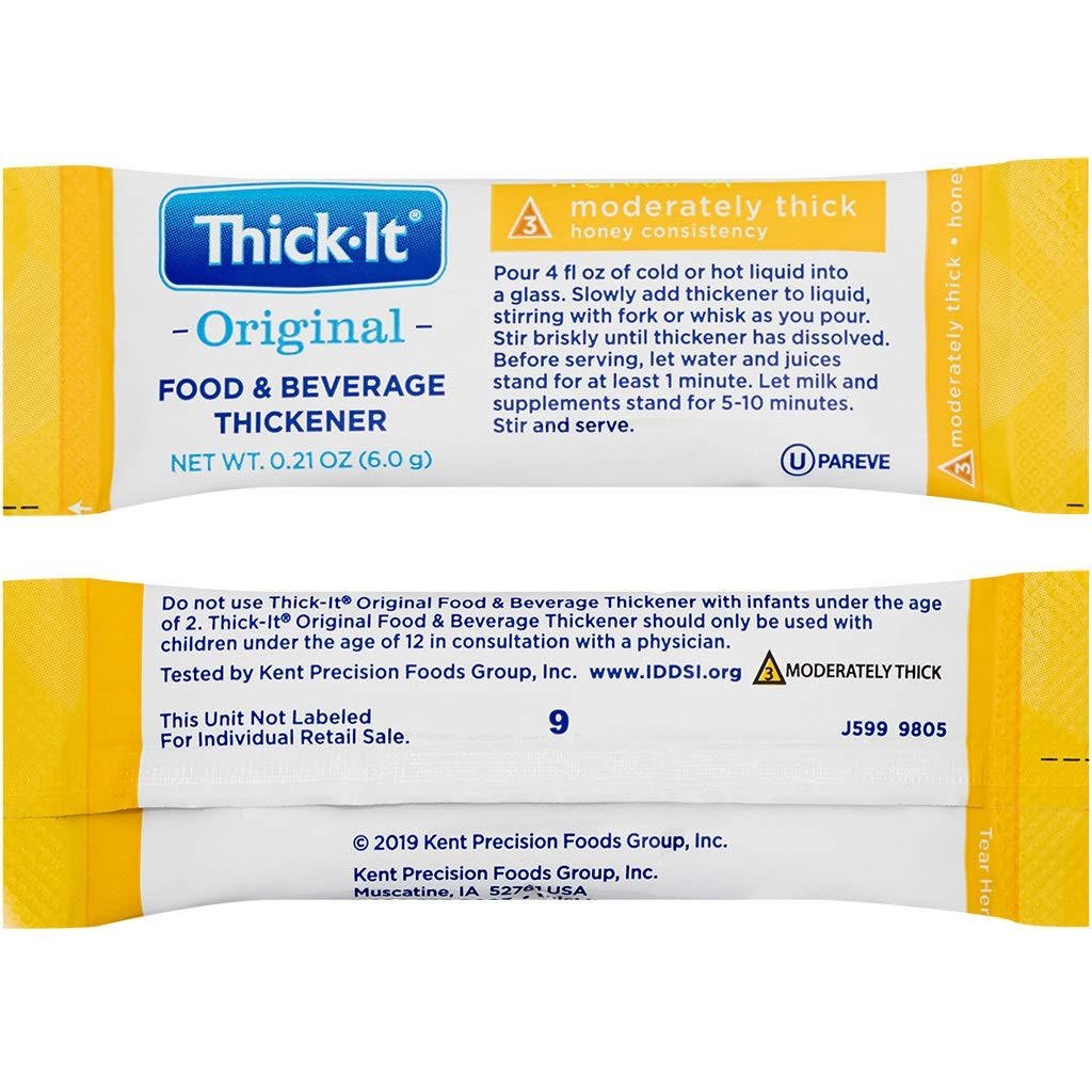 Thick-It Original thickener packet for food & drinks; moderately thick honey consistency