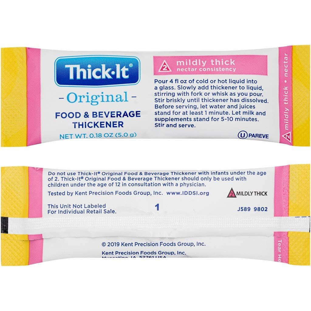 Thick-It Original thickener packet for food & drinks; mildly thick nectar consistency