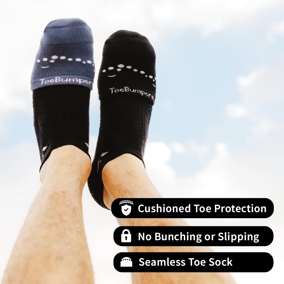 Men's Running Toe-Cushioning Sock (3) Toe Bumpers
