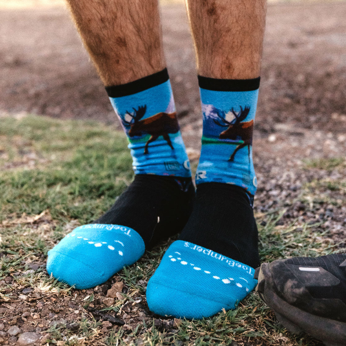 The Protector Pack - Men's Running Toe-Cushioning Sock (4-Pack) Toe Bumpers