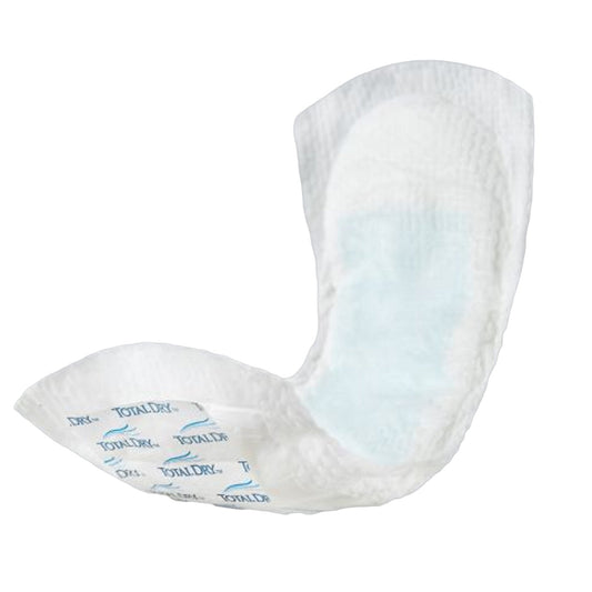 White contoured disposable booster pad