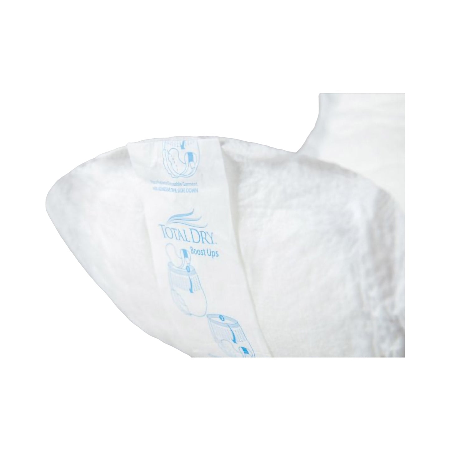 TotalDry Boost Ups booster pad wrapper, individually wrapped pad for moderate bladder