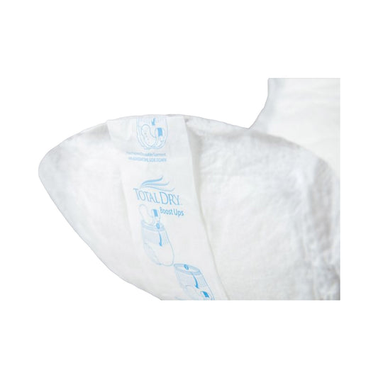 TotalDry Boost Ups booster pad wrapper, individually wrapped pad for moderate bladder