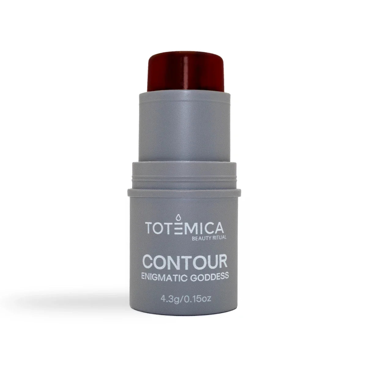 Totemica Contour Stick with gray tube and deep burgundy cap