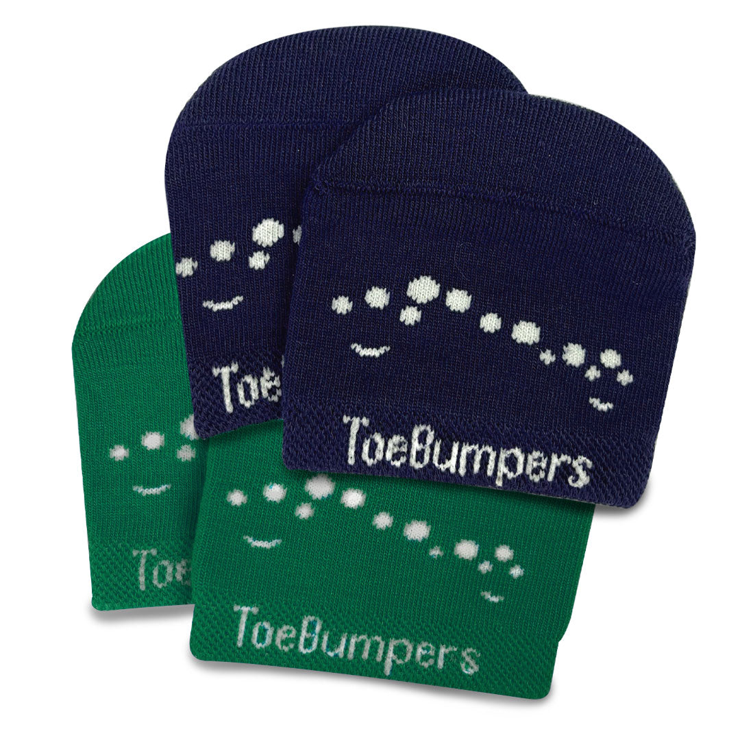 Men's Cushioned Toe-Protection Socks (2) Toe Bumpers