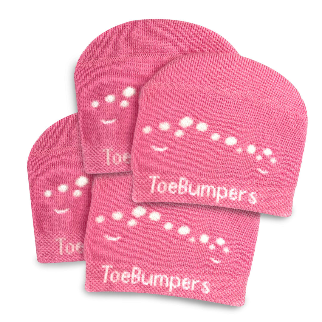 Women's Toe-Protection Compression Running Socks (2 Pair) Toe Bumpers