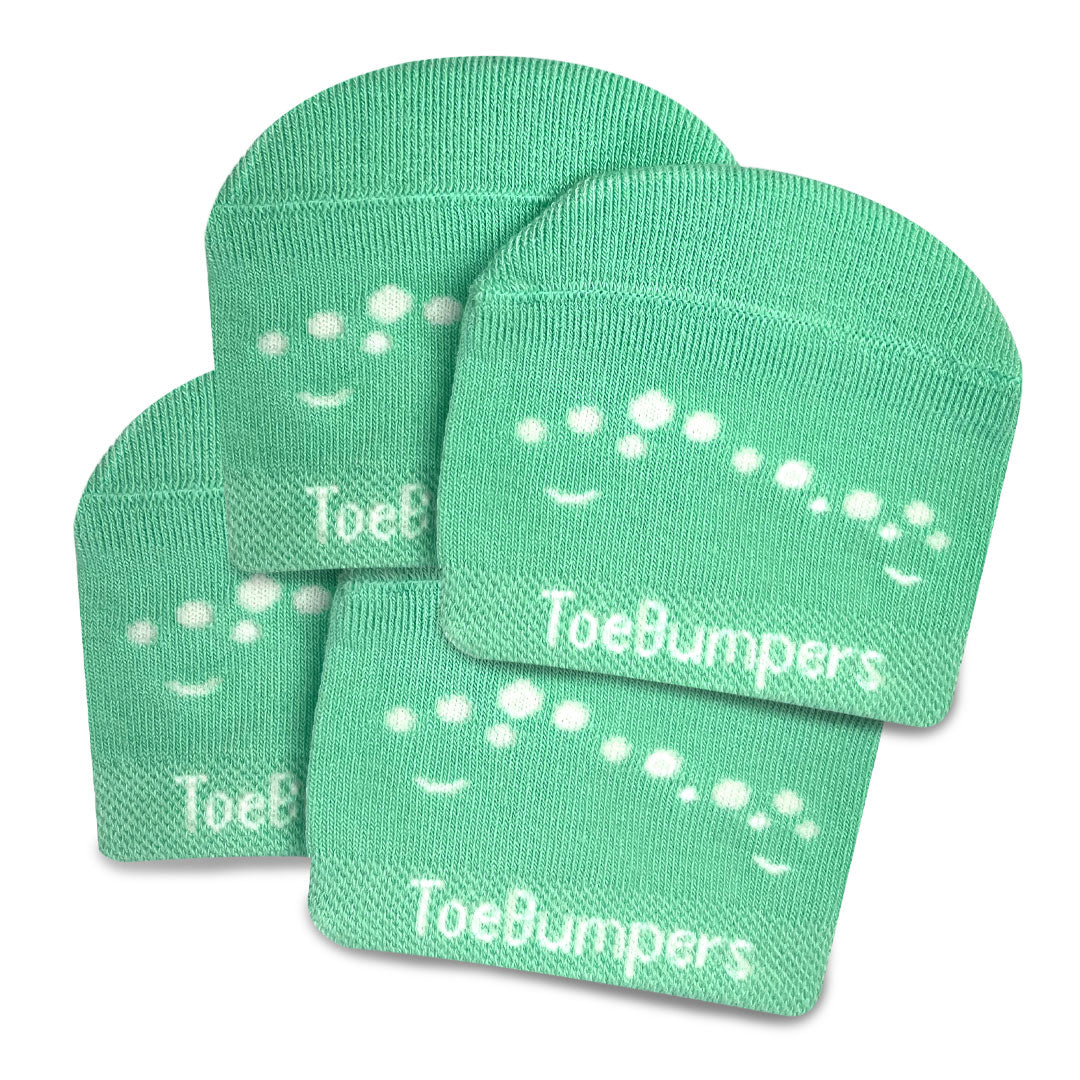Women's Toe-Protection Compression Running Socks (2 Pair) Toe Bumpers