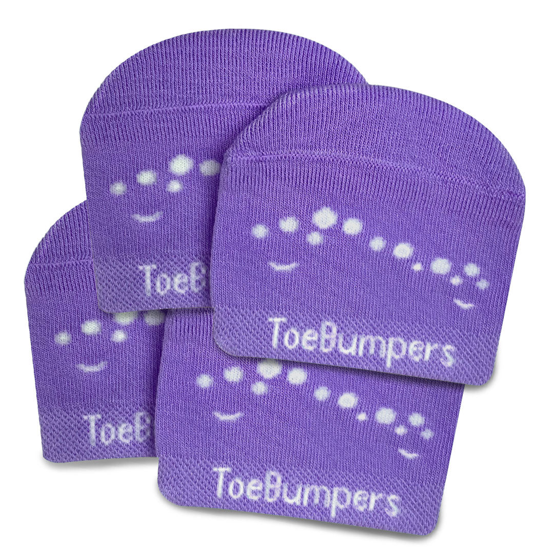 Women's Toe-Protection Compression Running Socks (2 Pair) Toe Bumpers