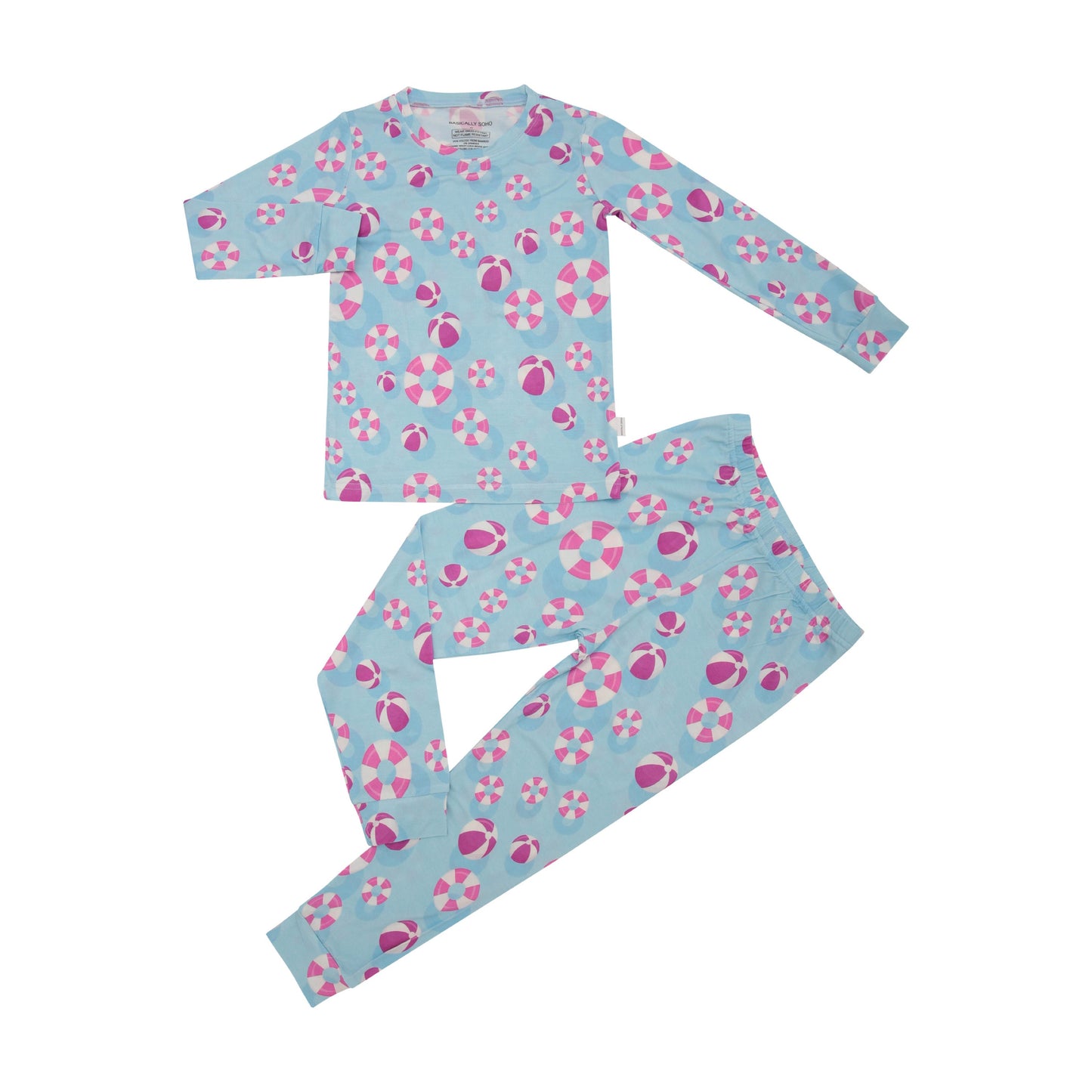 Hamptons Pool Party Pink Two-Piece Set