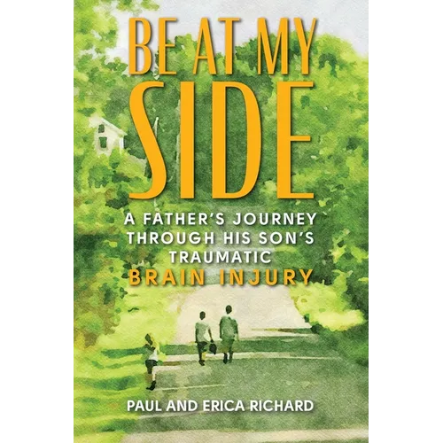 Paperback book with green illustrated cover and “Be at My Side” title text