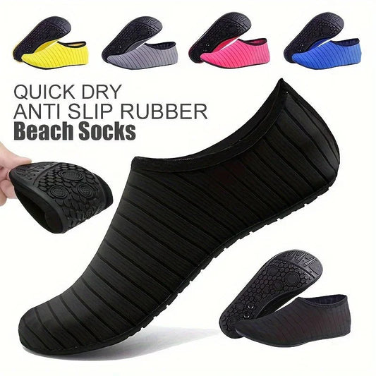 Unisex Quick-Dry Water Shoes – Anti-Slip Barefoot Swim Beach Socks