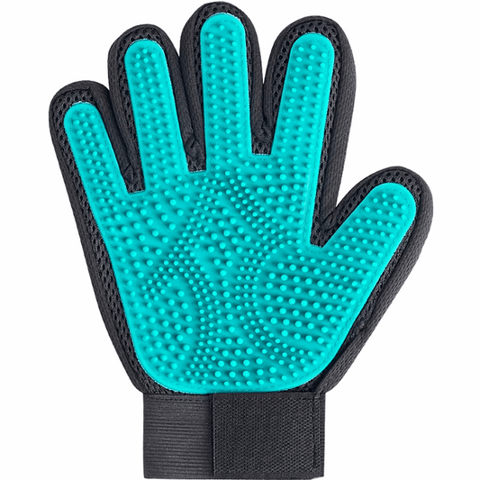 Premium Silicone Pet Grooming Gloves - Gentle Deshedding & Massage for Dogs & Cats