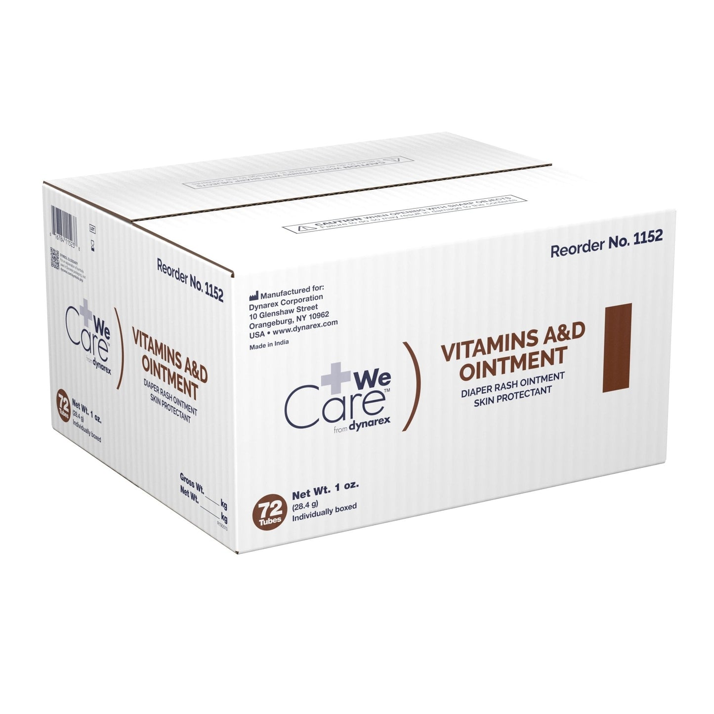 Vitamin A&D ointment shipping box, 72 tubes