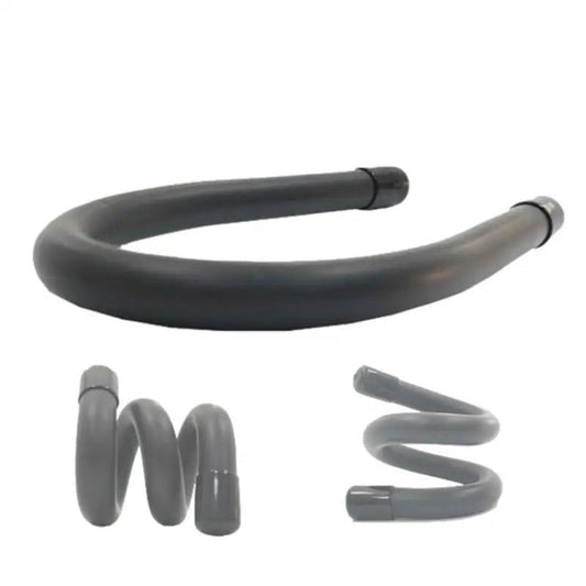 Weighted bracelet, dark flexible band with end clasp detail